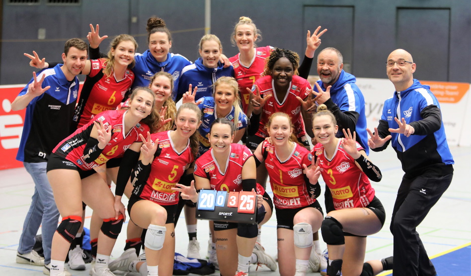 EILMELDUNG – Neuwieder Volleyballerinnen steigen in die Elite-Liga auf
