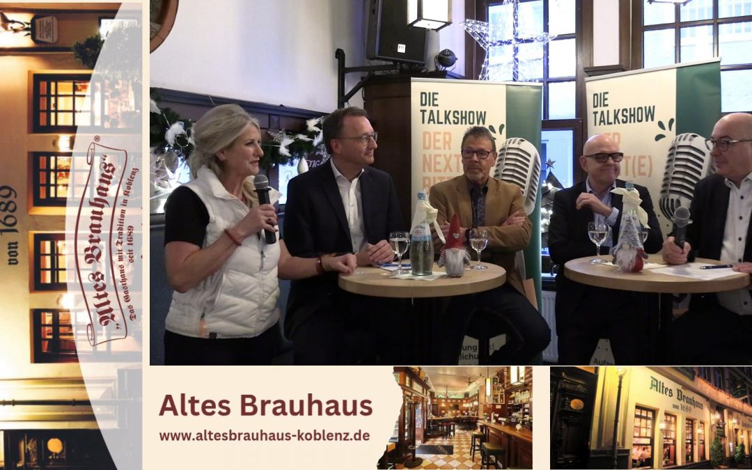 Letzte Frühstücks Talkshow 2025 im Alten Brauhaus Koblenz zum Thema: „Wie steht es um die Sicherheitspolitik in Koblenz und der Region?“