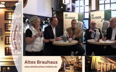 Letzte Frühstücks Talkshow 2025 im Alten Brauhaus Koblenz zum Thema: „Wie steht es um die Sicherheitspolitik in Koblenz und der Region?“