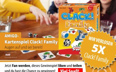 Verlosung Amigo Kartenspiel Clack! Family – Verlosung ist beendet – Bitte nicht mehr teilnehmen!