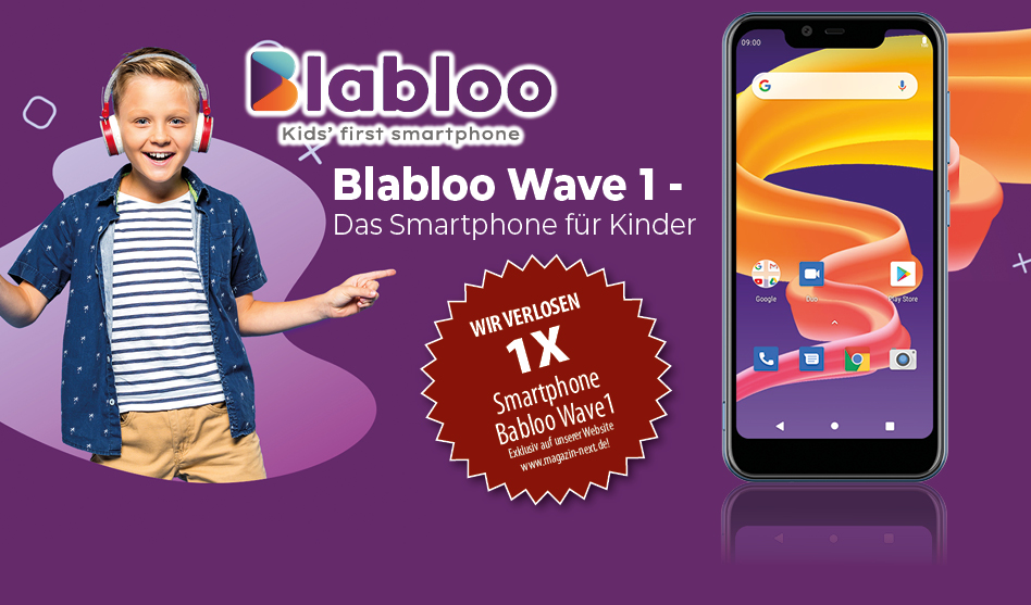 Verlosung: Blabloo Wave 1 – Das Smartphone für Kinder – Verlosung ist beendet – Bitte nicht mehr teilnehmen!