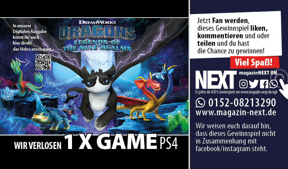 DreamWorks Dragons: Legends of The Nine Realms, PS4 Spiel