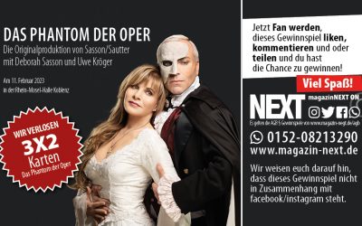 Das Phantom der Oper am 11.02.2023, Verlosung