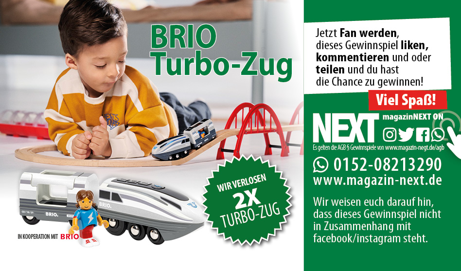 Verlosung, BRIO Turbo-Zug