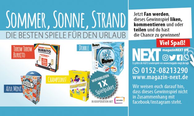 Verlosung, Urlaubsspielepaket