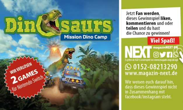 Verlosung, Dinosaurs Mission Dino Camp, Games für die Nintendo Switch