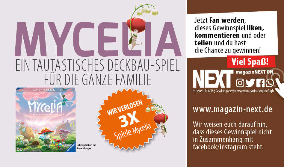 Verlosung Ravensburger Spiel: Mycelia – ein tautastisches Deckbau-Spiel für die ganze Familie
