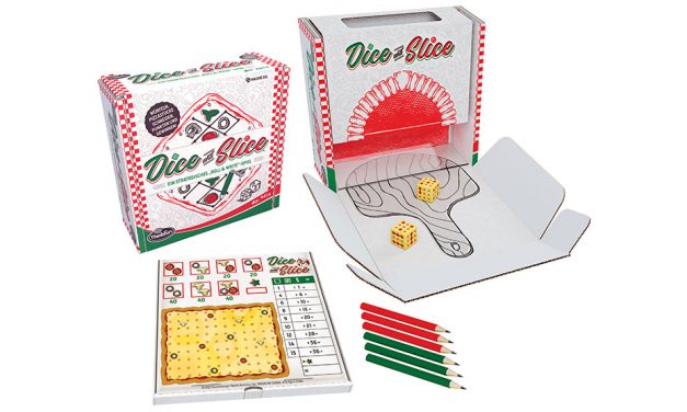 Empfehlung für die nächste Pizza-Party: Dice and Slice von Thinkfun