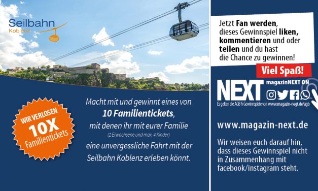 Verlosung, Seilbahn Familientickets