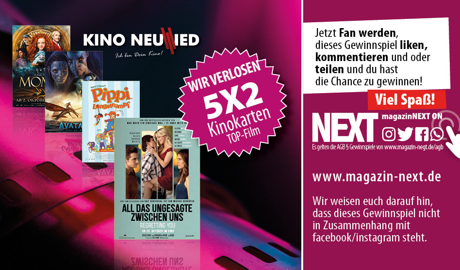Verlosung, Kino Neuwied – aktueller Top-Film: All das Ungesagte zwischen uns