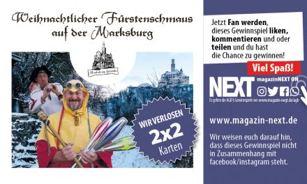 Verlosung, Weihnachtlicher Fürstenschmaus auf der Marksburg