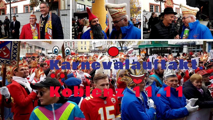 Karnevalsauftakt in Koblenz – Närrisches Treiben auf dem Münzplatz