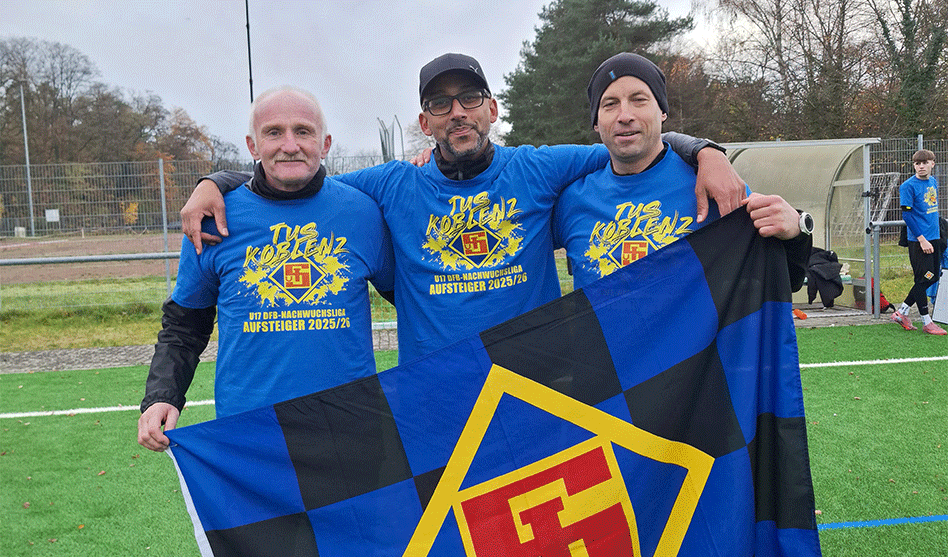 Ein Traum wird wahr: U17 der TuS Koblenz steigt in Deutschlands höchste Jugendspielklasse auf