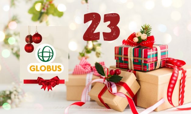 23.12. Adventskalender – TAG 23 – Globus – Nochmal ordentlich für die Festtage einkaufen