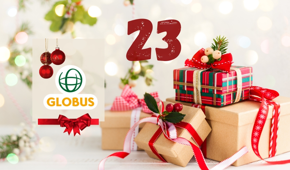 23.12. Adventskalender – TAG 23 – Globus – Nochmal ordentlich für die Festtage einkaufen