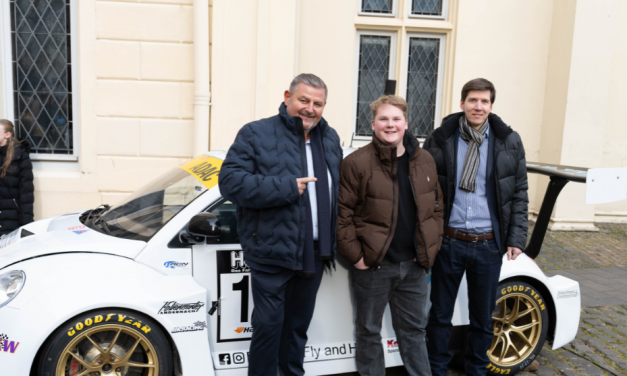 Ein besonderer Auftritt des Beetle-Rennwagens