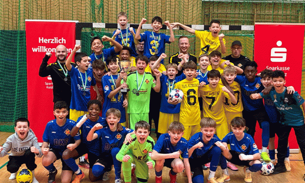 U13 wird Hallenkreismeister und qualifiziert sich für die Hallen-Rheinlandmeisterschaft