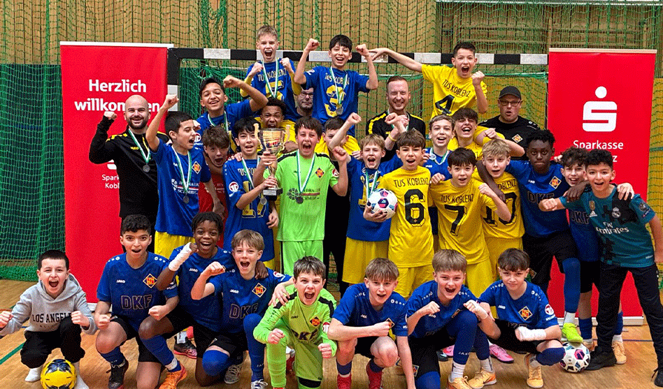 U13 wird Hallenkreismeister und qualifiziert sich für die Hallen-Rheinlandmeisterschaft