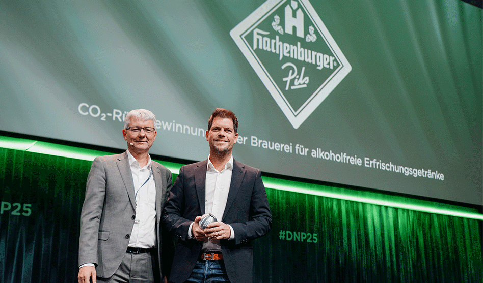 Aus CO₂ wird Zukunft: Westerwald-Brauerei gewinnt Deutschen Nachhaltigkeitspreis