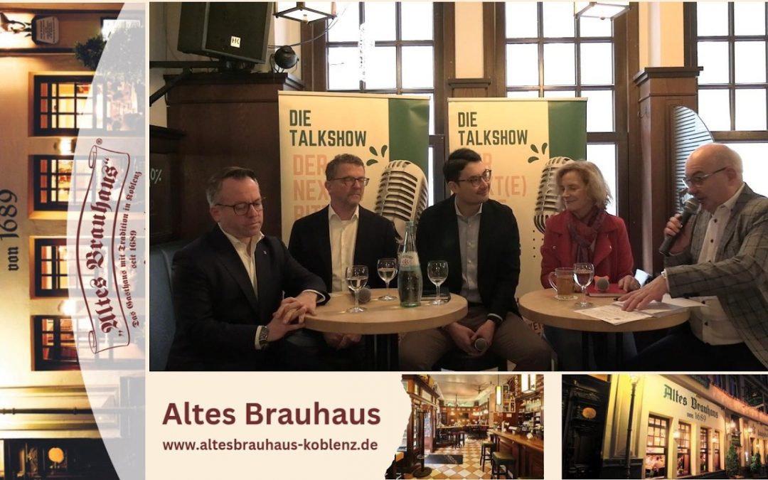 Talk zur Landtagswahl im Alten Brauhaus Koblenz: „Der NEXT(E) bitte“
