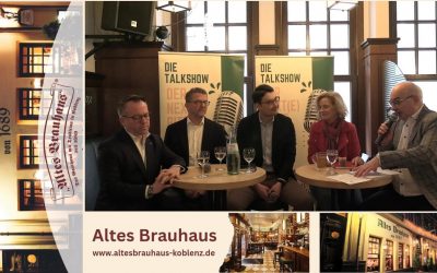Talk zur Landtagswahl im Alten Brauhaus Koblenz: „Der NEXT(E) bitte“