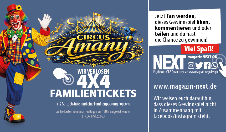 Verlosung, Circus Amany in Andernach