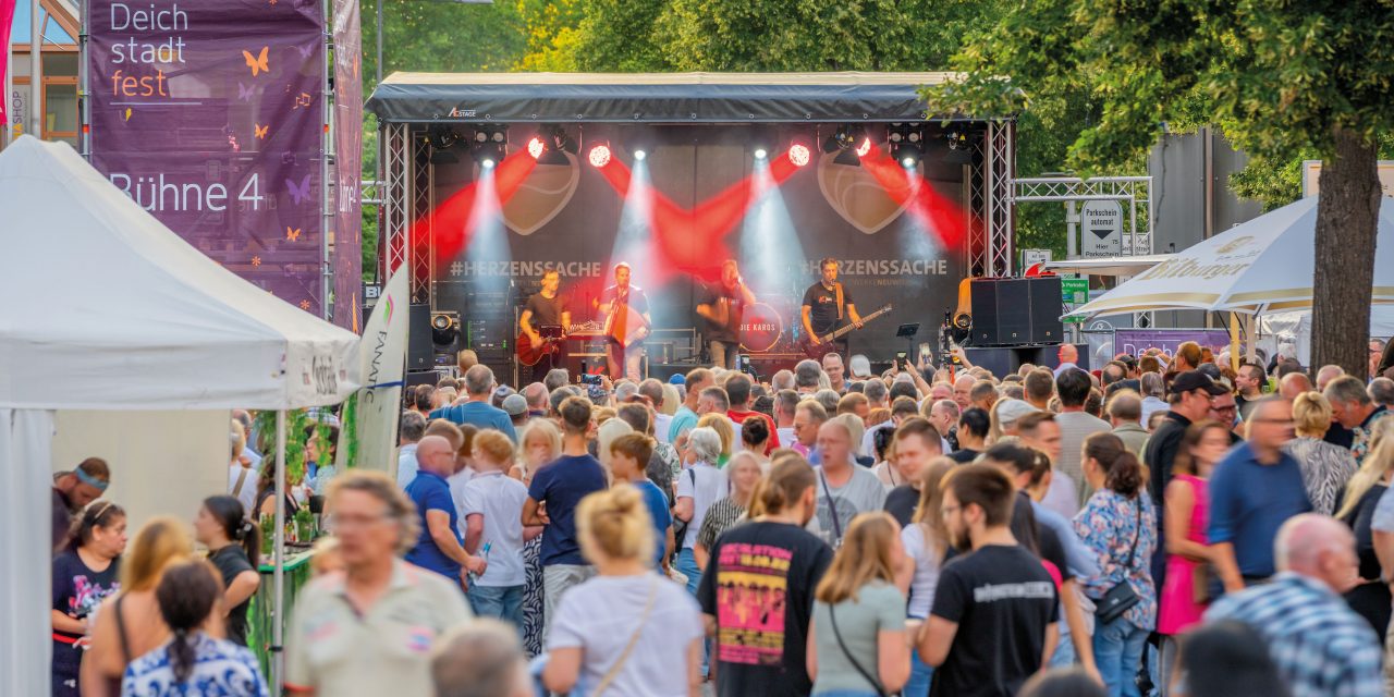 Deichstadtfest: Livemusik auf 5 Bühnen (Innenstadt Neuwied)