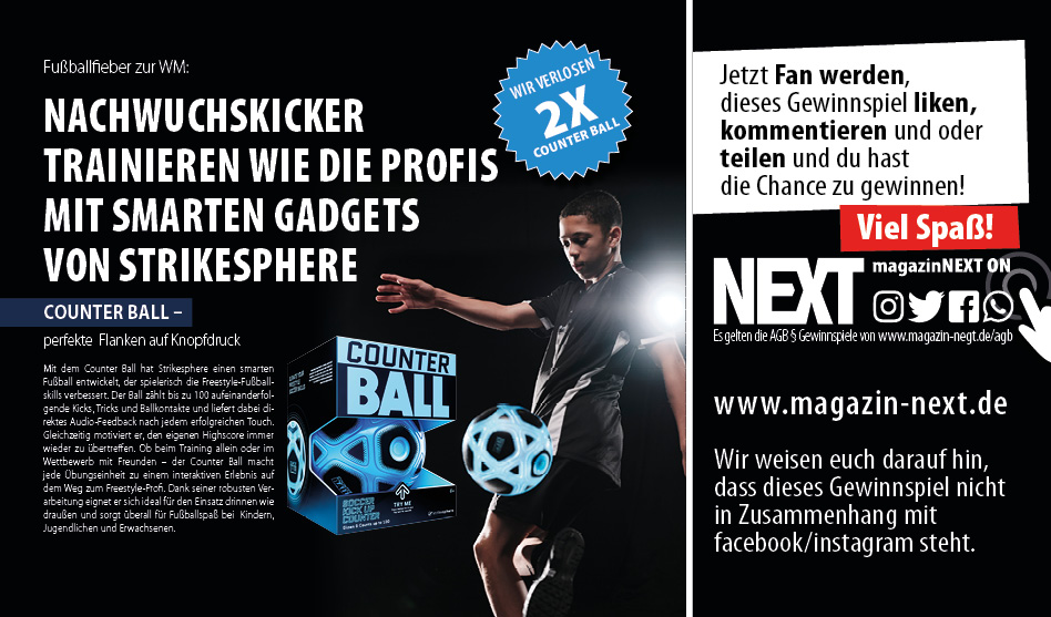 Verlosung, Counter Ball – smarter Fußball von Strikesphere