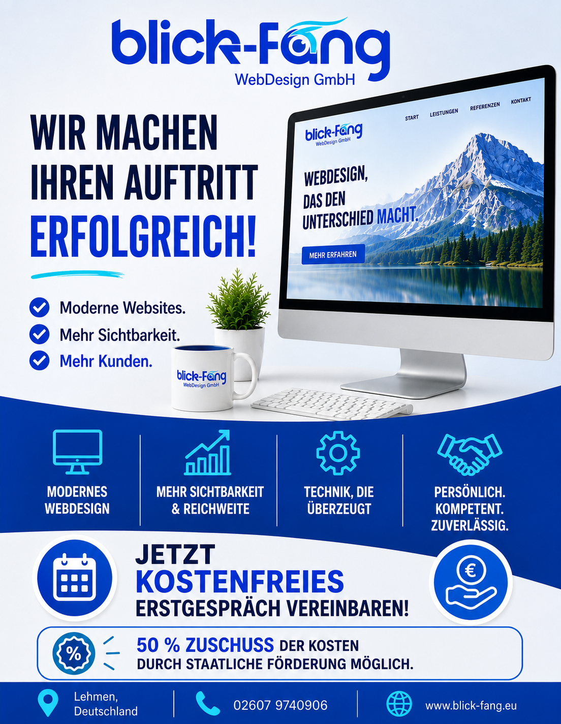 Unternehmensberatung Förderung blick fang