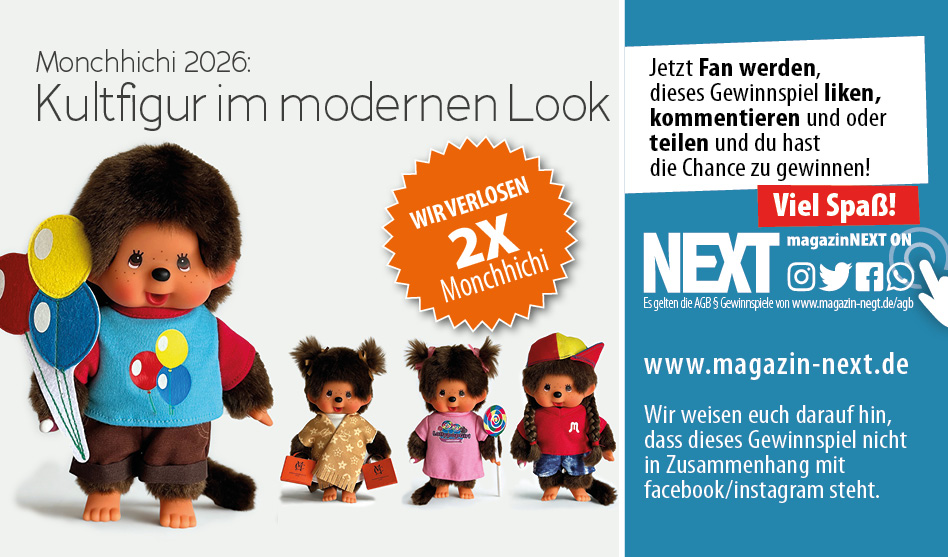 Verlosung, Monchhichi 2026 – Kultfigur im modernen Look