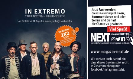 Verlosung, In Extremo, Tickets für den 14. August in Koblenz, Festung Ehrenbreitstein