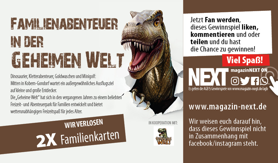 Verlosung, Geheime Welt – Familienabenteuer