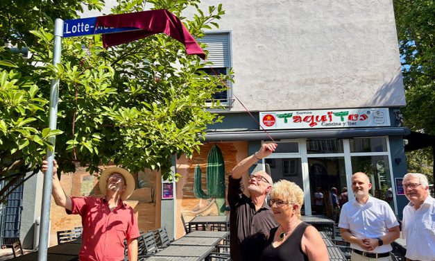 Farben, die bleiben: Koblenz hat jetzt einen Lotte-Meurer-Platz