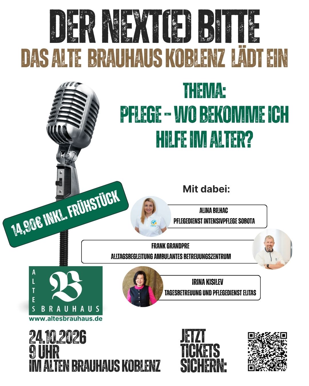 talkshow Oktober Thema Pflege